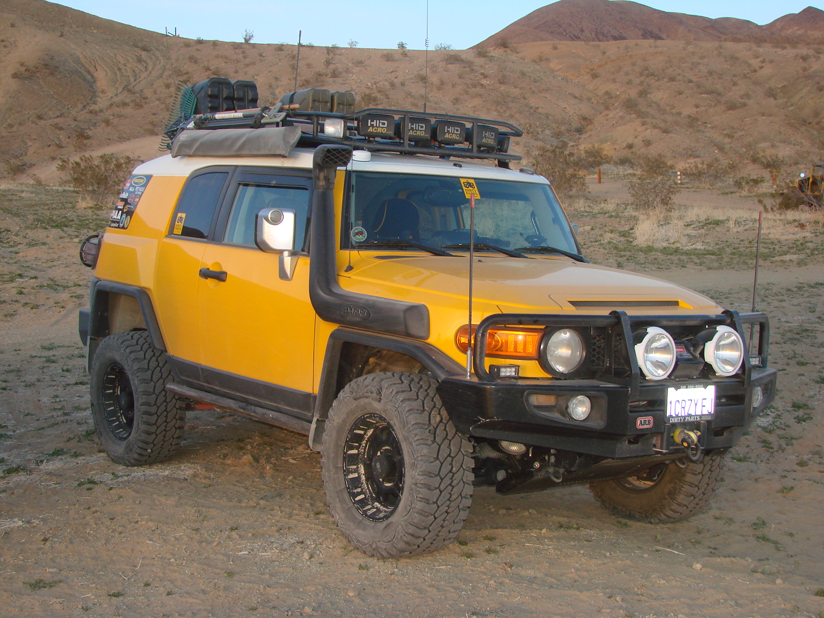 Back at camp, Calico, CA