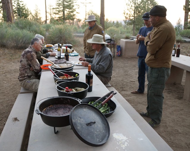 Great discussion and some story telling to go with that chow.