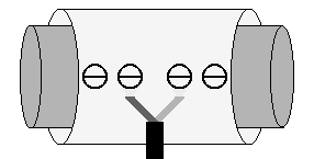 Example of how to connect the coax to the Driven elements