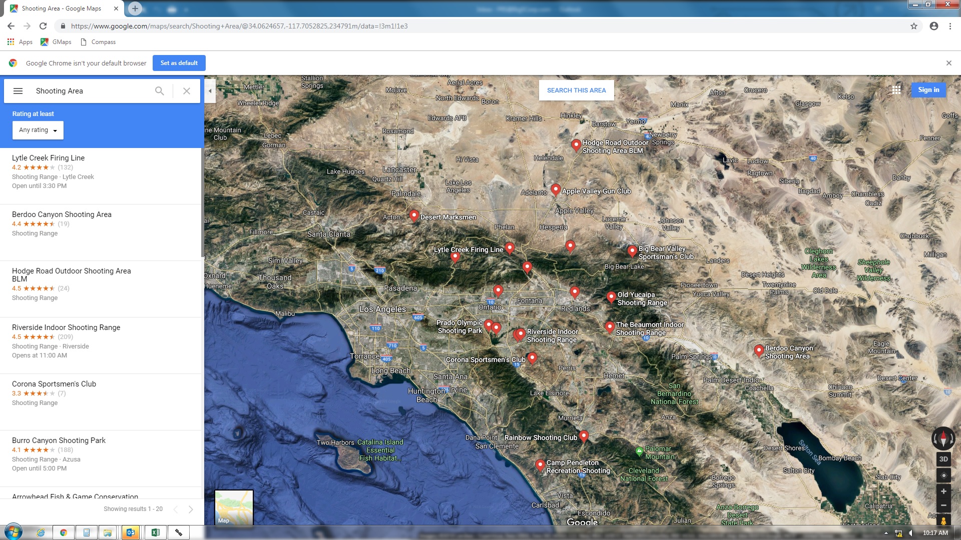 This search netted quite a few local areas and even some that I was not aware of.
