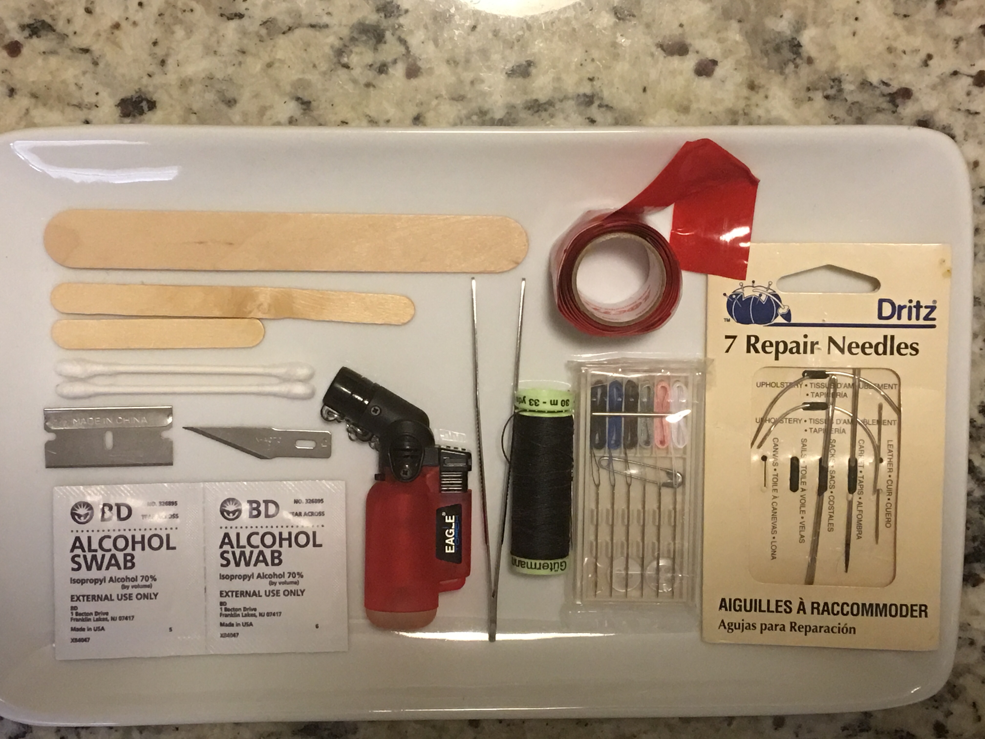 Tools and supplies to help complete the repair.