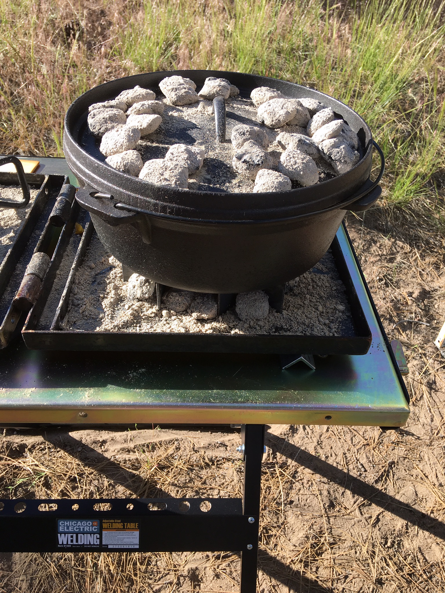 Typical Dutch Oven Setup