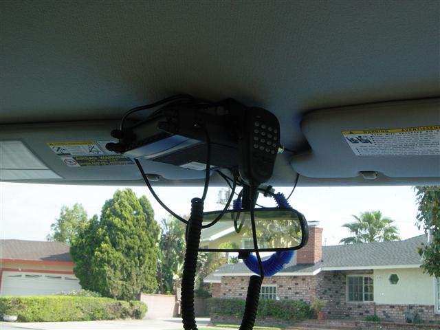 Looking from passenger seat