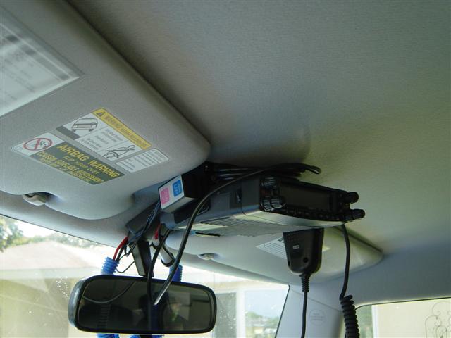 Looking from drivers seat