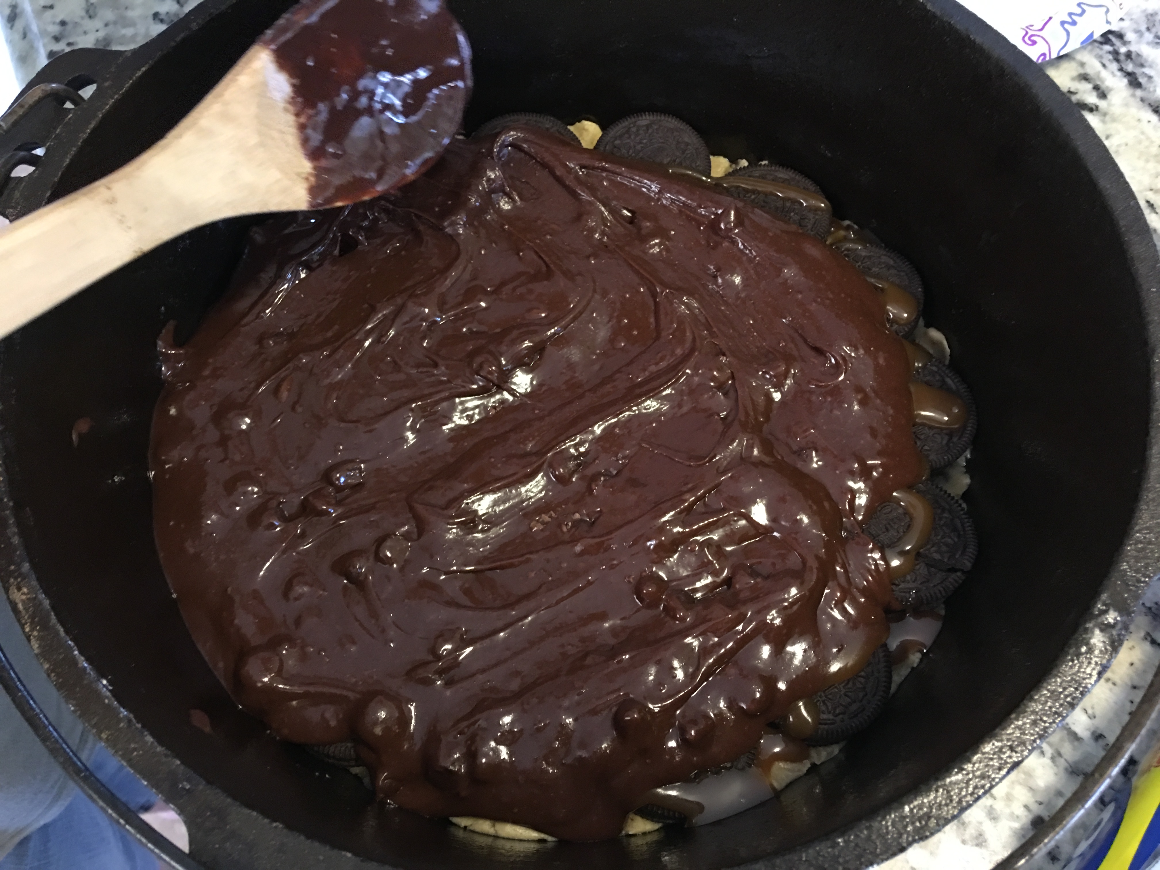 4 way brownies in 10” dutch oven