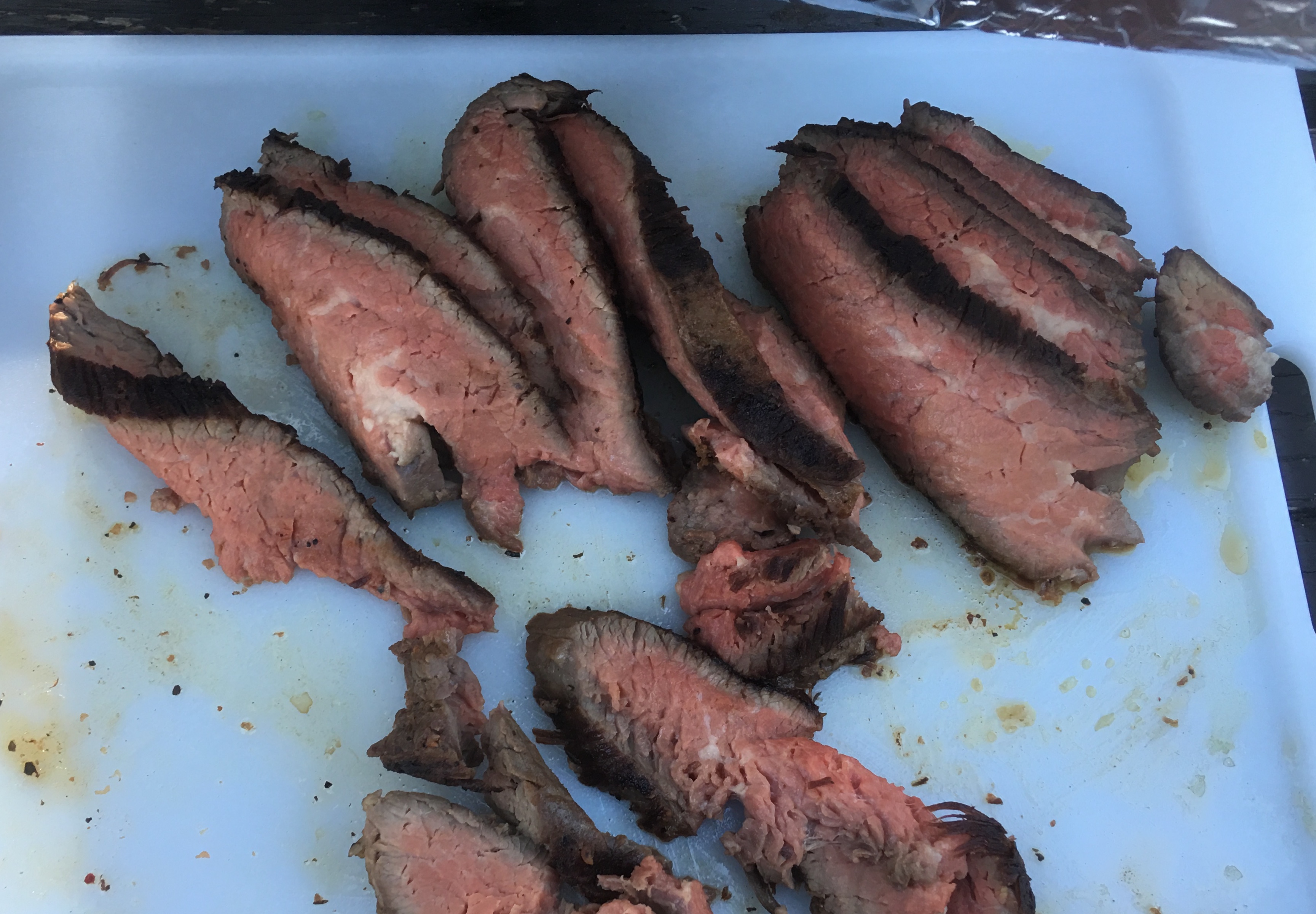 Sous Vide Tri Tip( this cooking method should be way more popular for outdoor excursions as it reduces or eliminates food born illnesses). My Bourbon Chicken was cooked with the same method.