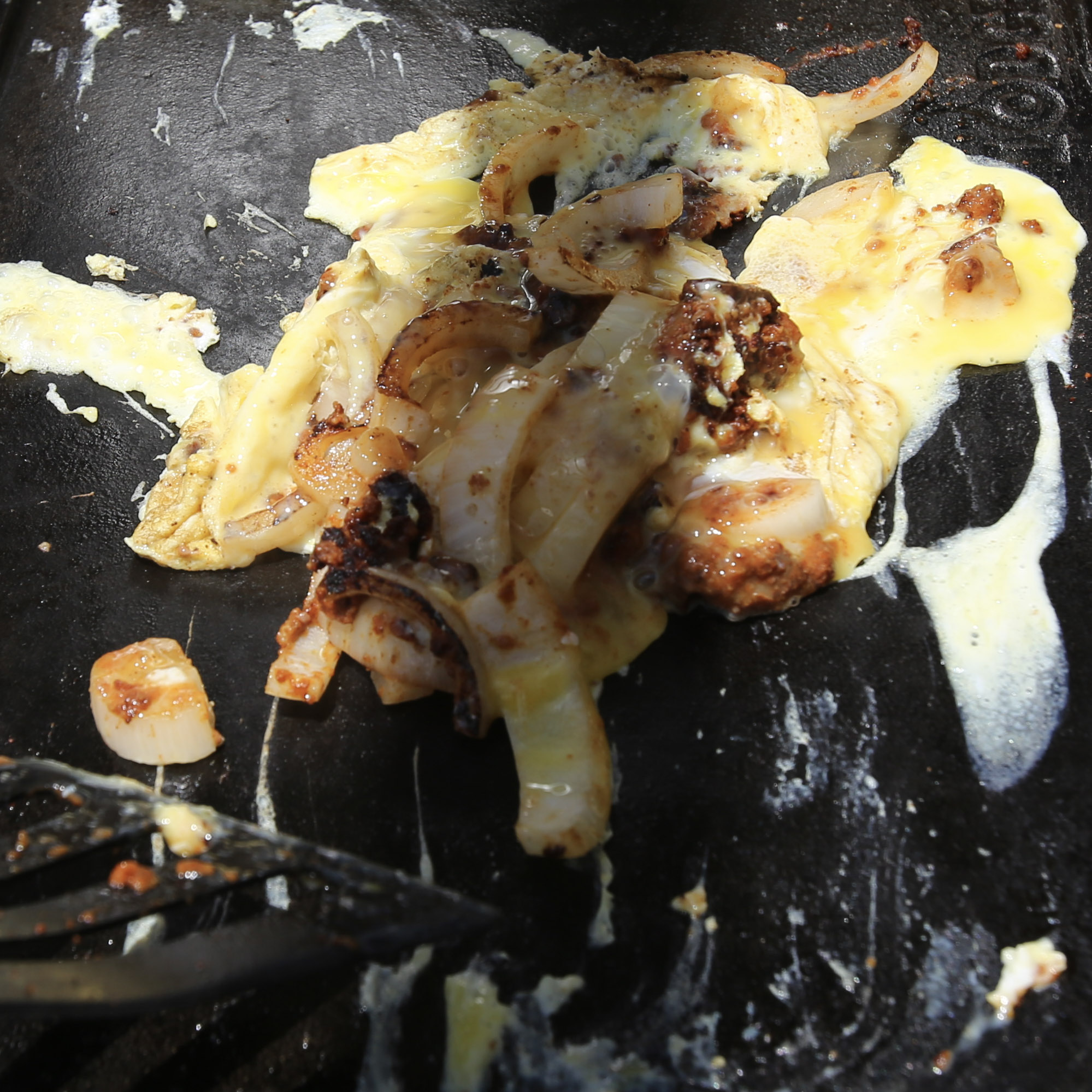 Eggs, two large per person scrambled