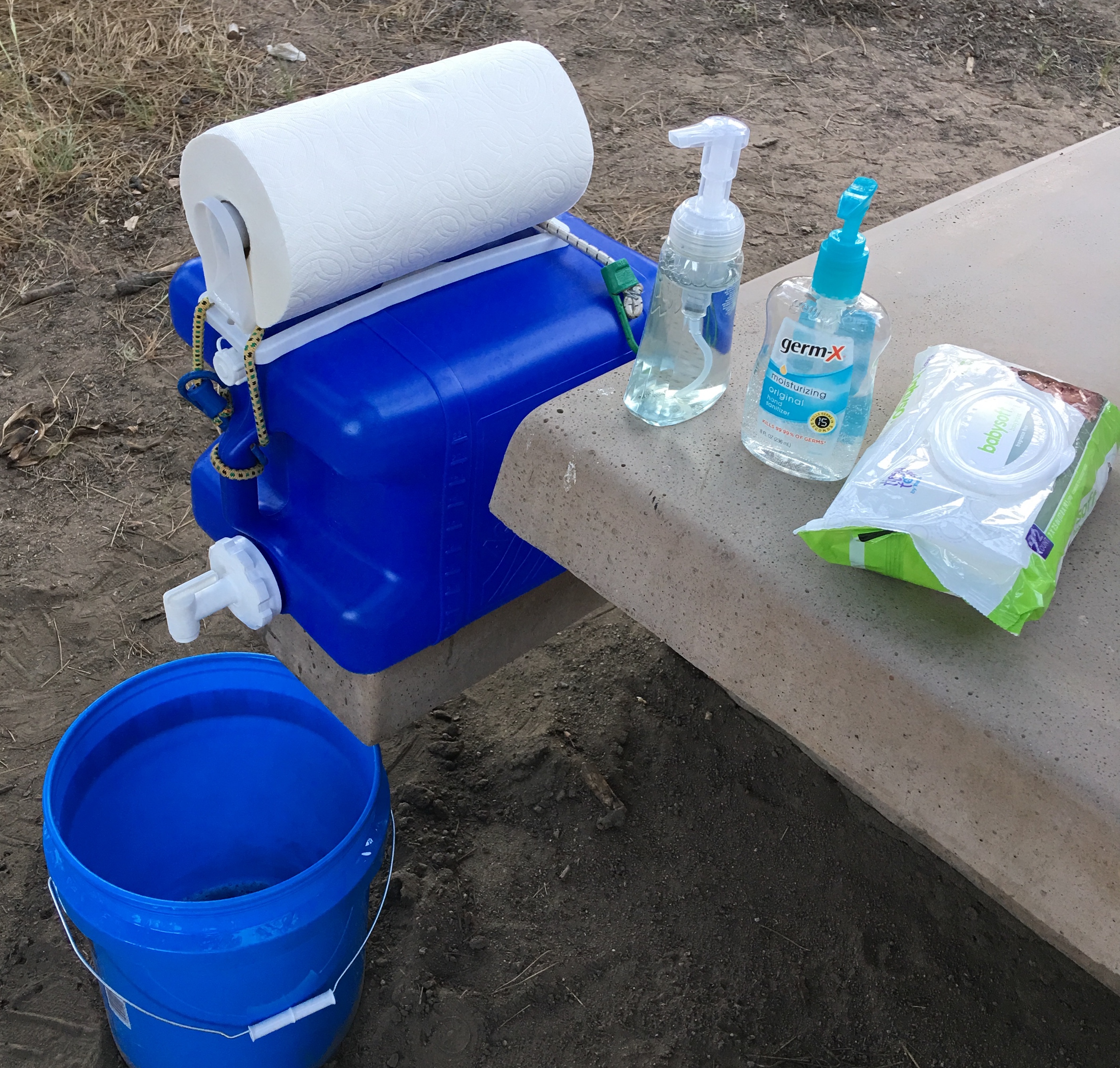 Water, soap, wipes and hand sanitizer will ensure food borne illnesses are eliminated.