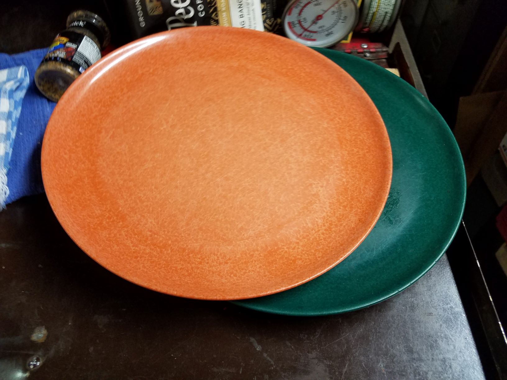 Melmac plates don't break; don't transfer heat; hold the weight.jpg