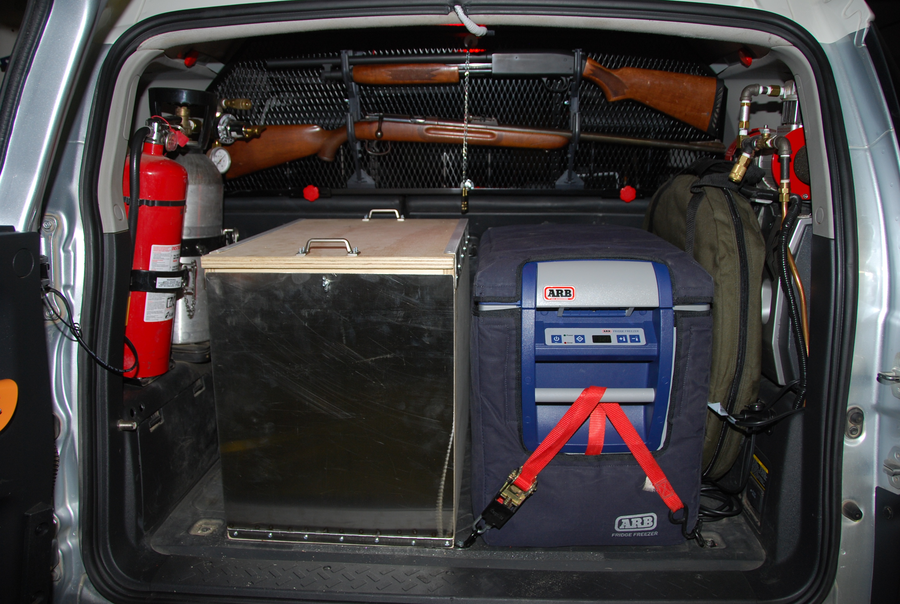 Cargo Box and Fridge