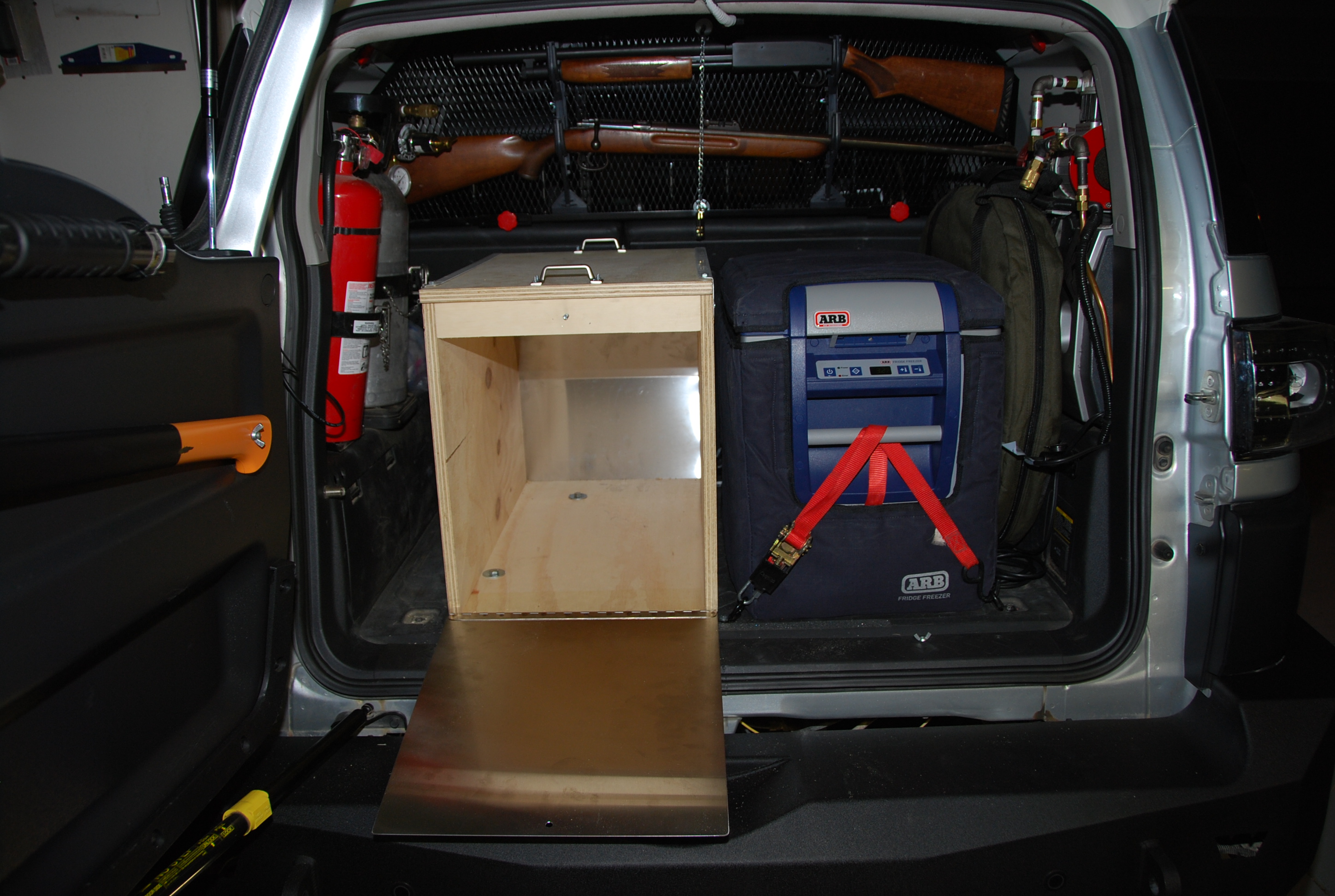 Front hatch.