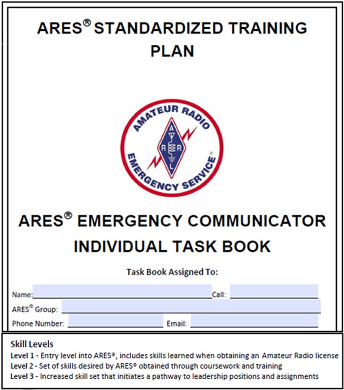 5.  ARES Standardized Training Plan Task Book
