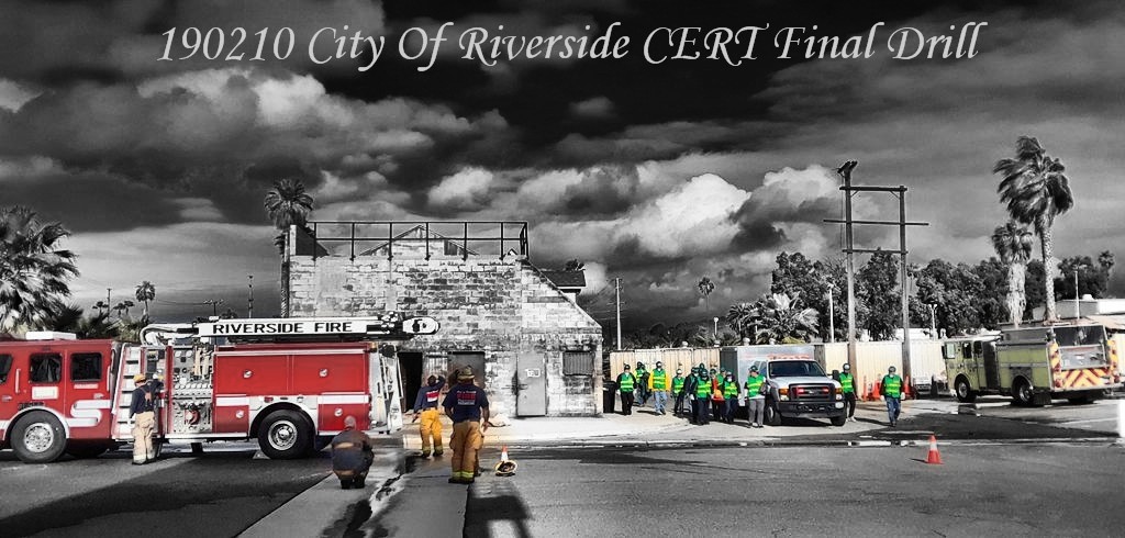 The CERT Final Drill provides students of the 20-hour Basic CERT Course an opportunity to establish an incident command site, test leadership skills and apply newly learned skills.