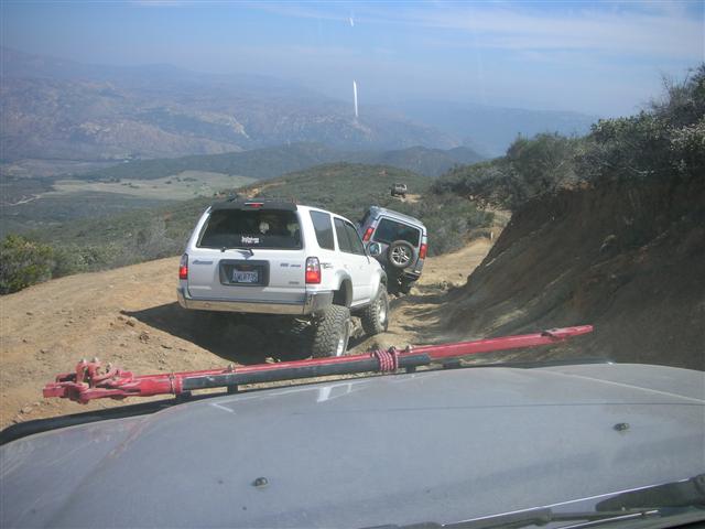 over the hood view