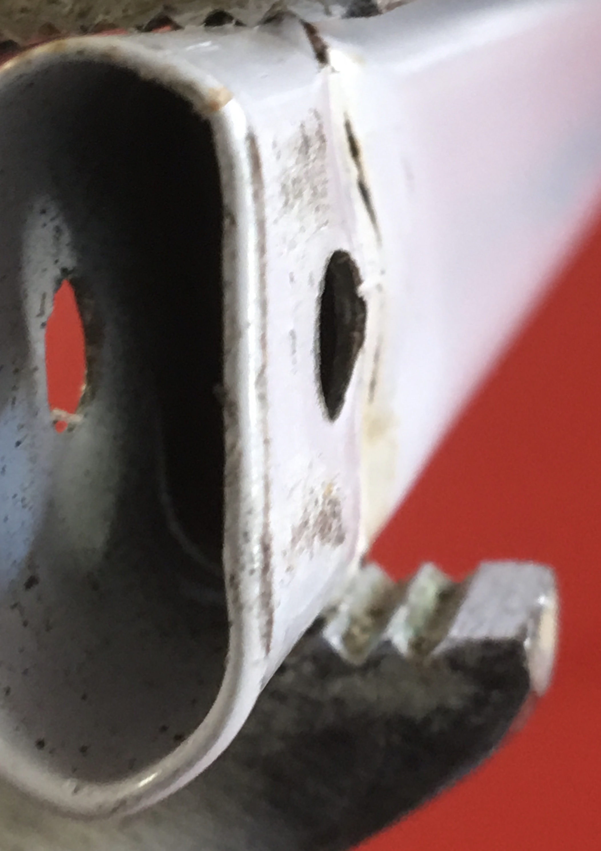 Use pliers or other tools to reform tube. Clean as needed.