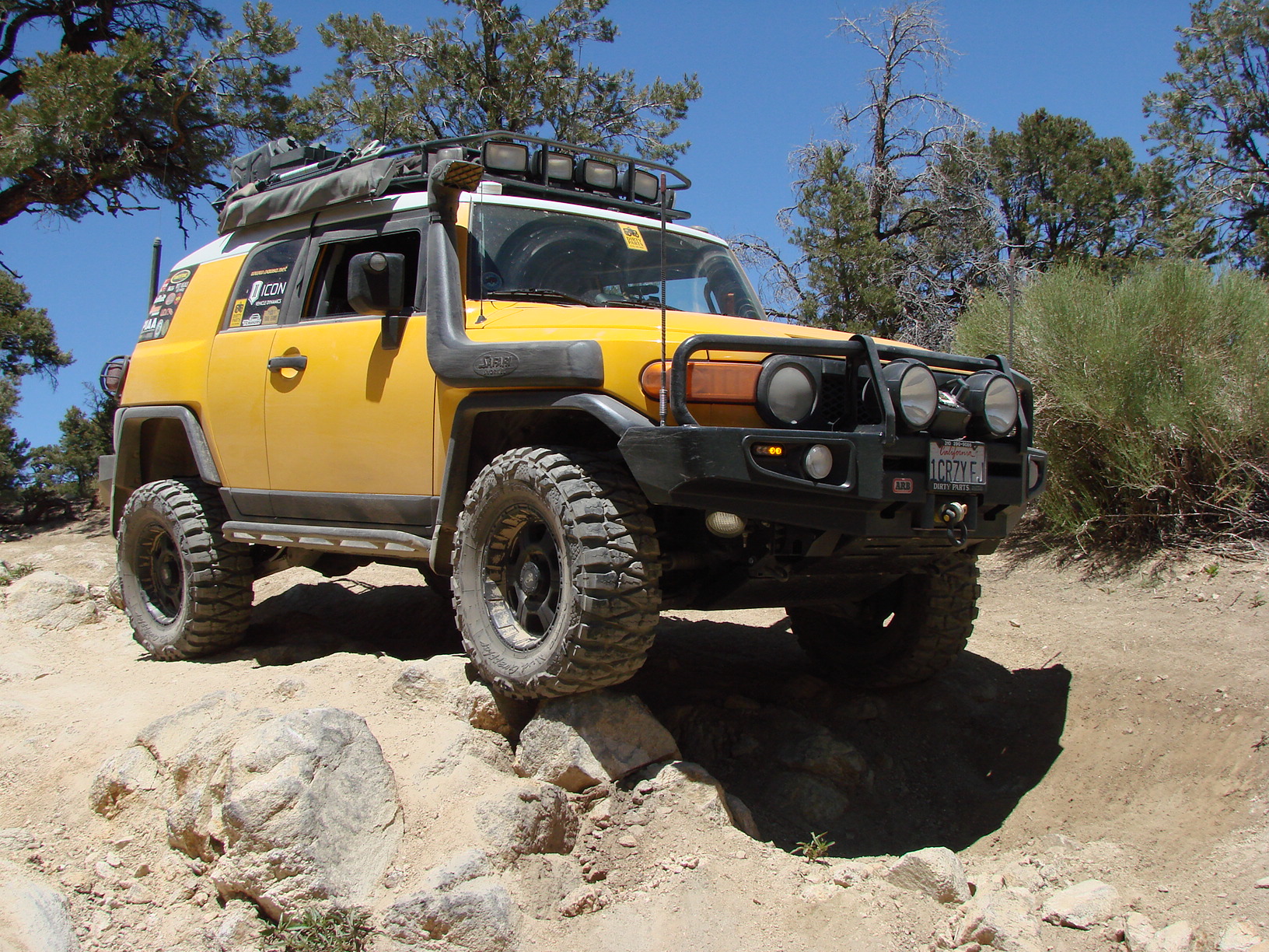 1 Crazy FJ in action