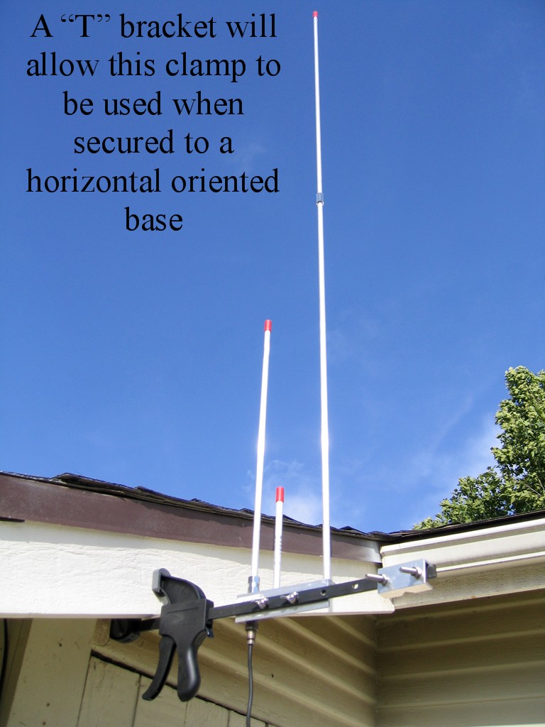 Horizontal or vertical orientation depending on clamping surface.