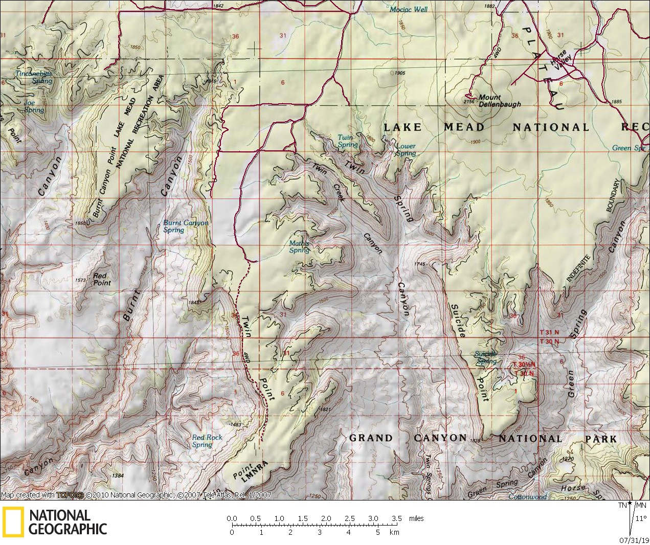 North Rim of Grand Canyon on Topo!.JPG
