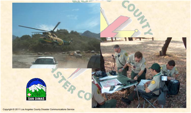 Clearing an LZ (landing zone).