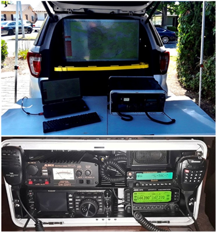 The go-box and synching up APRS for tracking search and rescue teams.