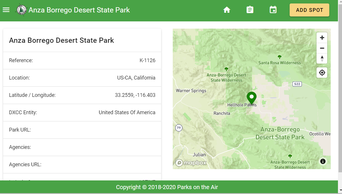 Anza Borrego California State Park