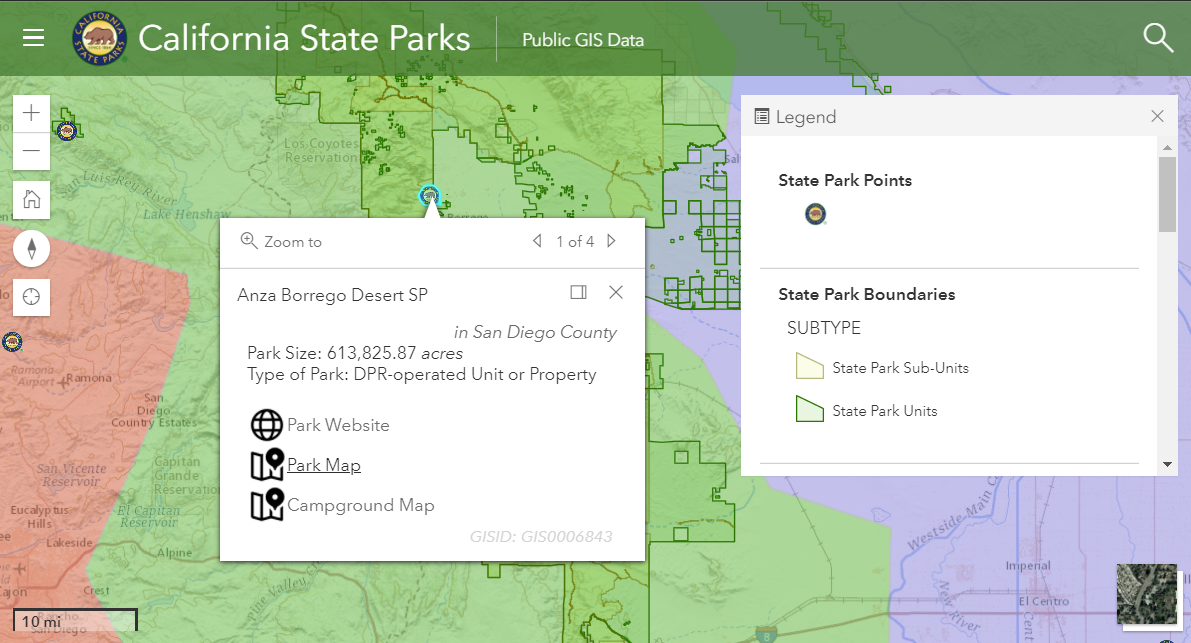 Select Park Map
