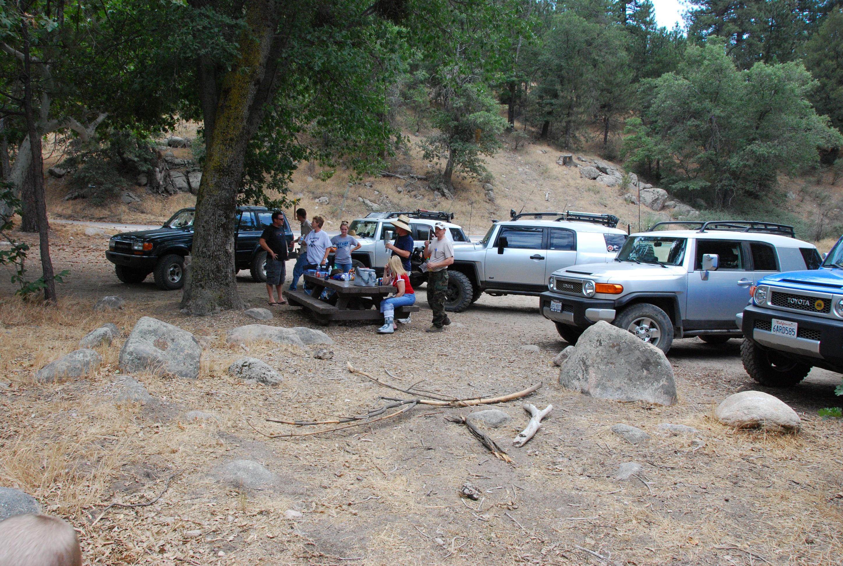 Lunch near Silverwood Lake