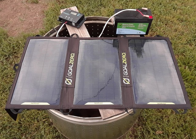 A good example of my first run of solar for the 9 AH Bioenno system.