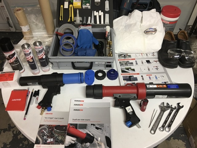 Specialized equipment and dispense tips are required to duplicate the factory seams on both older and late model vehicles. Collision repair centers must meet strict standards to return a vehicle to pre crash condition