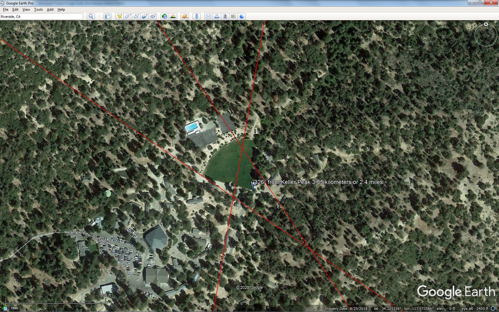 Here you can see why a point on the ground may not look similar to what you see on the ground and using methods like this can really help pinpoint a location on the map.