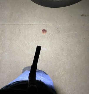 Light is clipped to my belt and is on high power.