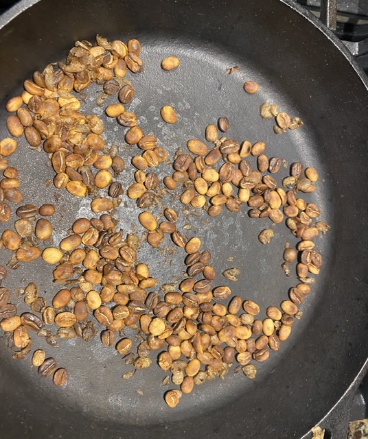 Lightly roasted