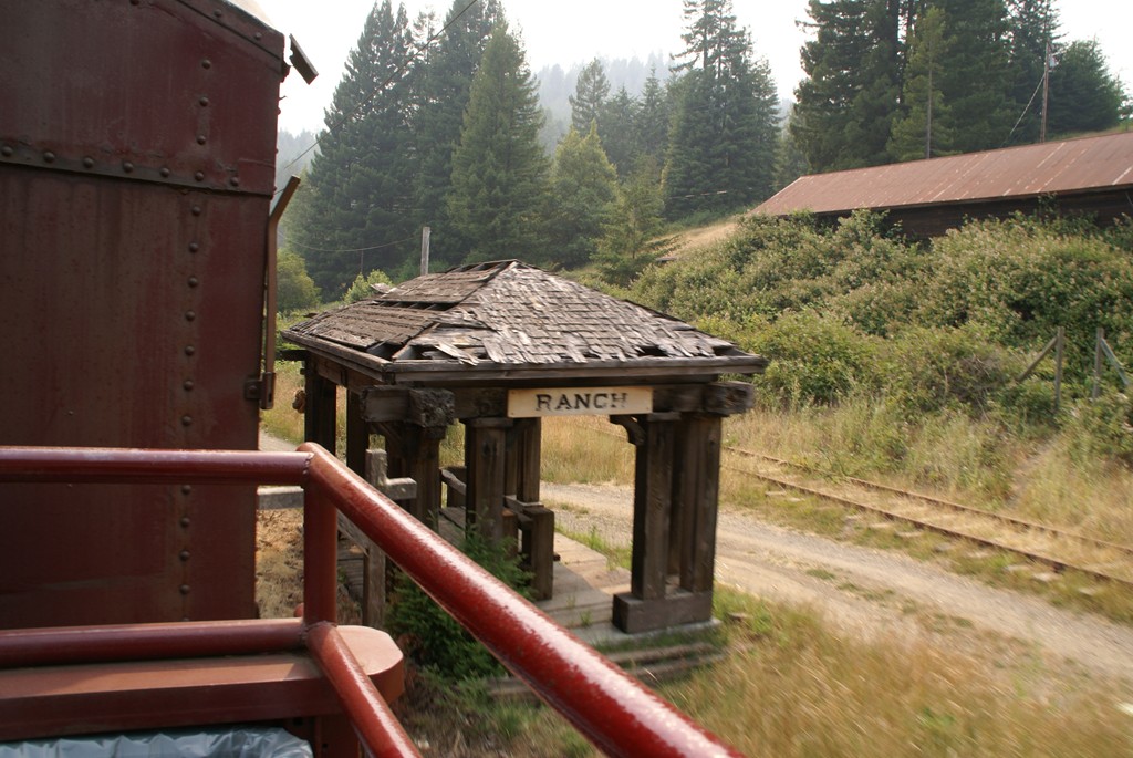 &quot;Ranch&quot; became part of the line because, with the running of the line, lumberjacks and the industry, providing food and the whole logistics of the operation was less expensive bring the supporting industry to the valley.