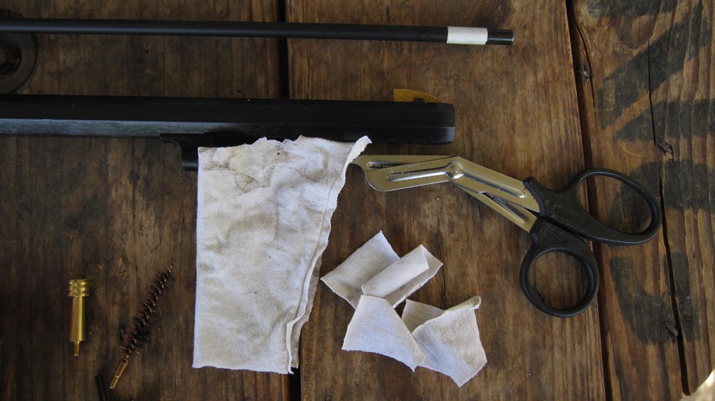 It isn't complicated other than you are using warm to hot soapy water so that it dries quicker.  You might consider water displacing-40 and a compressor or a hair dryer.  The basic cleaning implements suffice...you can even cut your own t-shirt material for patches.