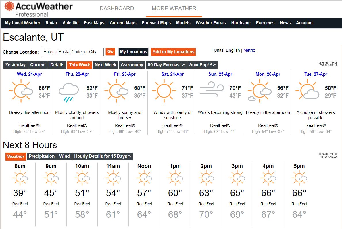 AccuWeather Escalante Forecast.JPG