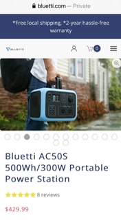 Bluetti has many options as well.