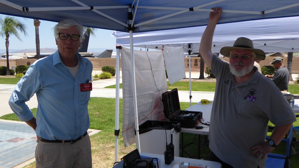 Inviting and having visits from ARRL or local government officials is also part of FD.  Dick Norton, N6AA, the ARRL Southwest Division Director stopped by and visited with us.
