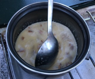 Pecan bourbon sauce