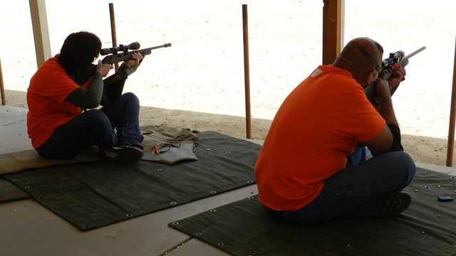 Proper use of the military sling.  No bone on bone contact; rather, soft tissue to bone contact with recognition of 45° triangle support/lock-in.  Settled in as much contact with a steady surface as possible.  Rely on physics not physical strength.  Being limber helps but not necessarily required.