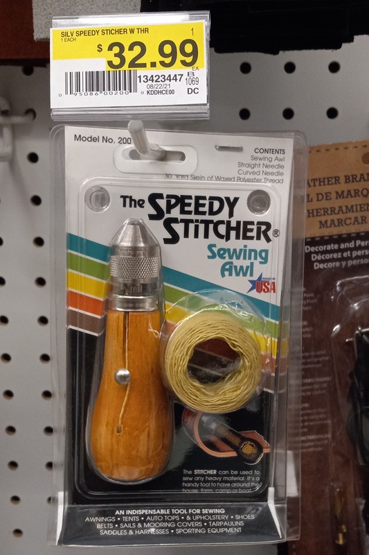 Besides getting heavy duty upholstery thread, waxed dental floss is an awesome thread that is part of many personal hygiene kits.