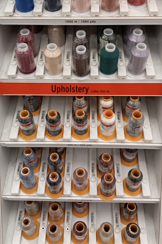 Getting an assortment of needles is a good thing.  The size and strength of the  thread will definitely help having the right needle for the job.