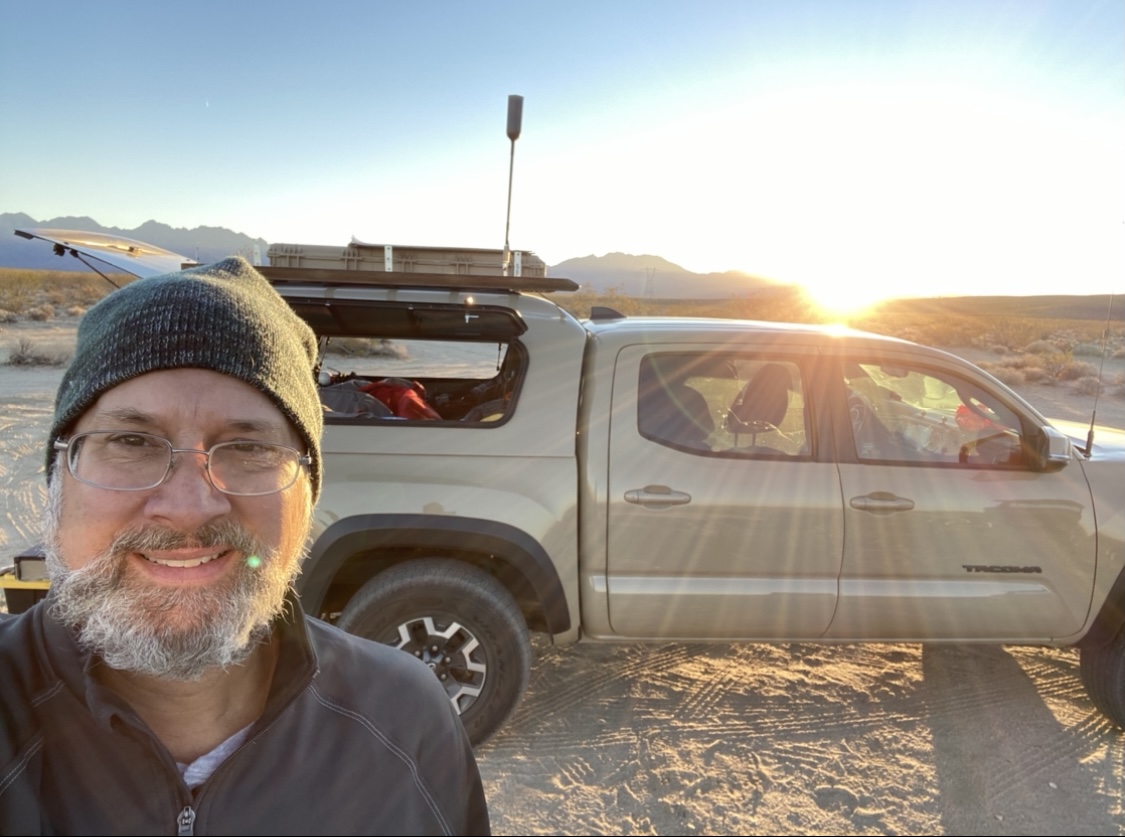 The large antenna is the most powerful they sell. The kit comes with short, medium and long masts. The antenna only needs to be higher than the tallest accessory on your vehicle roof.