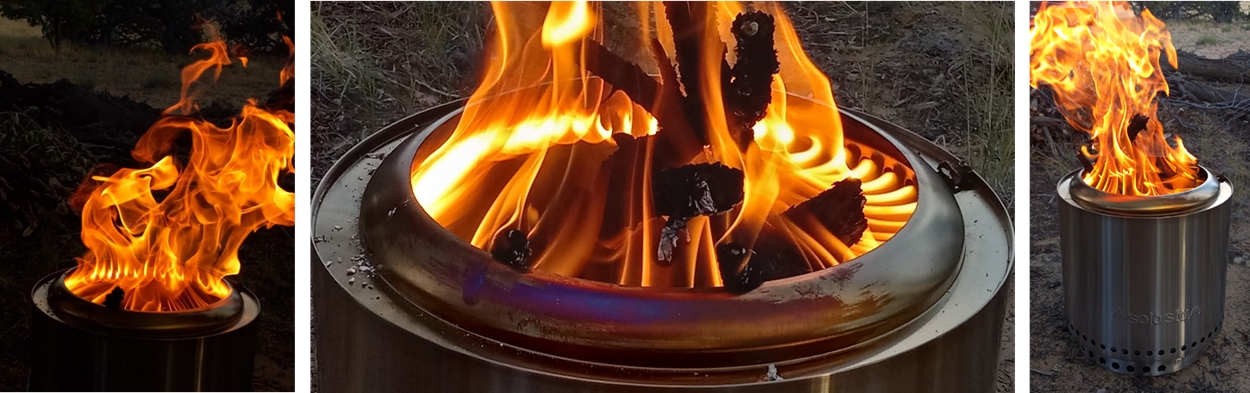Great construction and concept of operation does burn very efficiently.  it was a hit with the XYL and calmed her nerves concerning the use of a fire pit for evening activities.