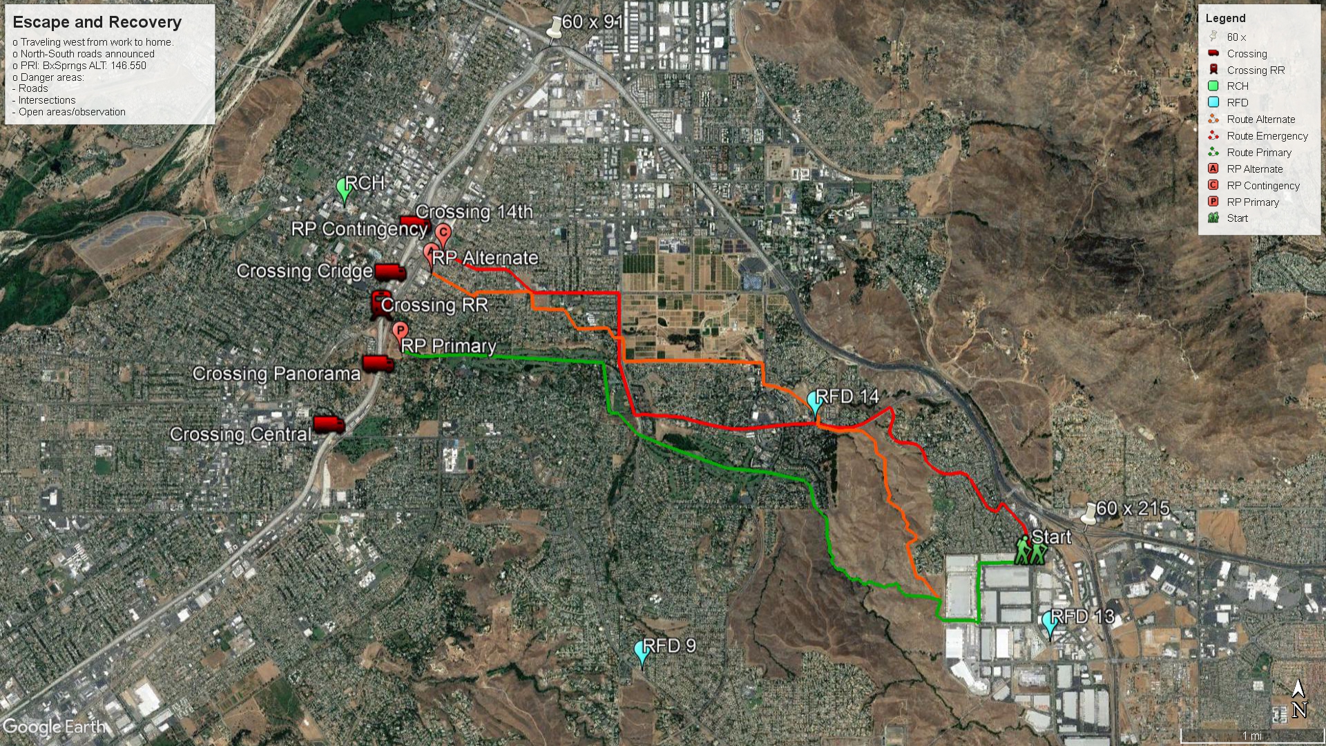 This is a map of the general area that depicts built-up areas in red.  Map analysis helps to provide a more clear graphic of the operating area and how that fits into the &quot;mission.&quot;