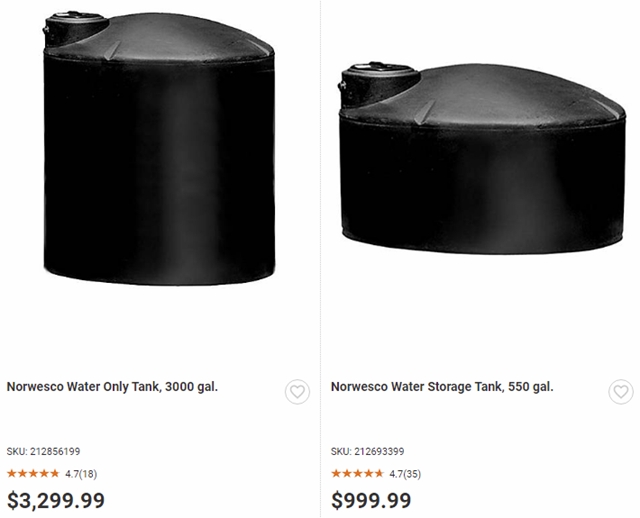 As mentioned by Mike, AE6ML. Great suggestion for a water storage solution...A big solution!