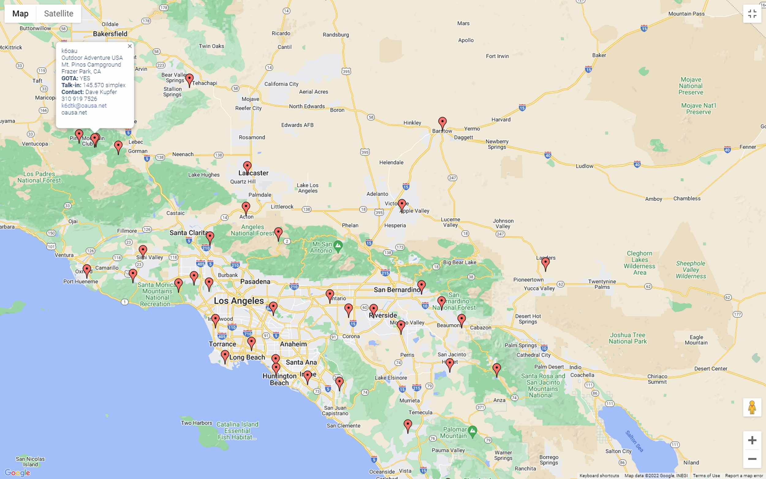 OAUSA is on the ARRL FD 2022 map along with many other groups I've been known to &quot;hang&quot; with.