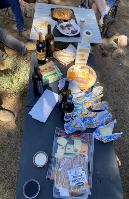 Pre pot luck festivities