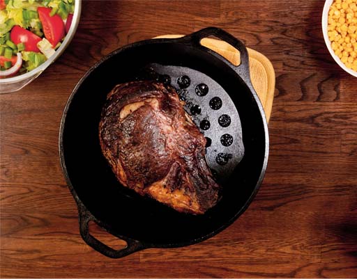 Roast in cast iron do with trivet