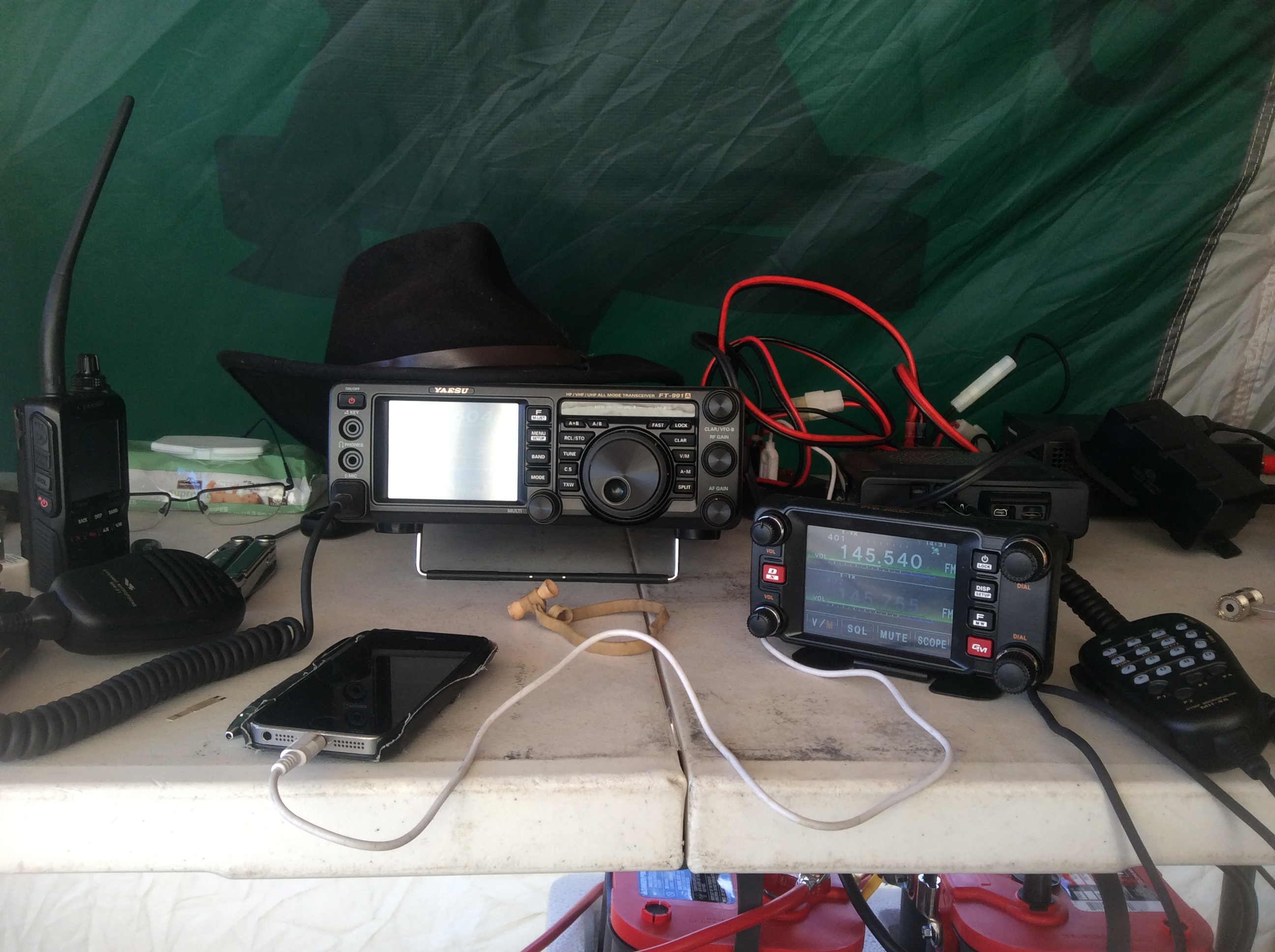 Tent setup