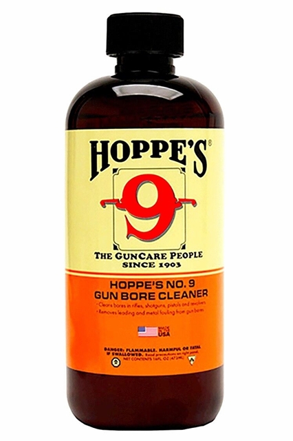 Original formula has been a favorite with hunters, competition and recreational shooters since 1903. Hoppe's No. 9 Gun Bore Cleaner can be used to clean all pistol, rifle, and shotgun bores and penetrates deeply to remove carbon, powder and lead fouling. Cleaning firearms for over 100 years while providing shooters the appeal no other cologne can claim!